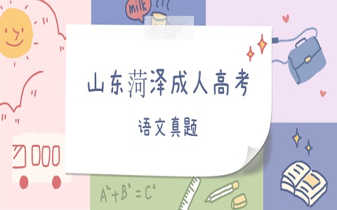 山東成人高考 菏澤成人高考 成人高考真題